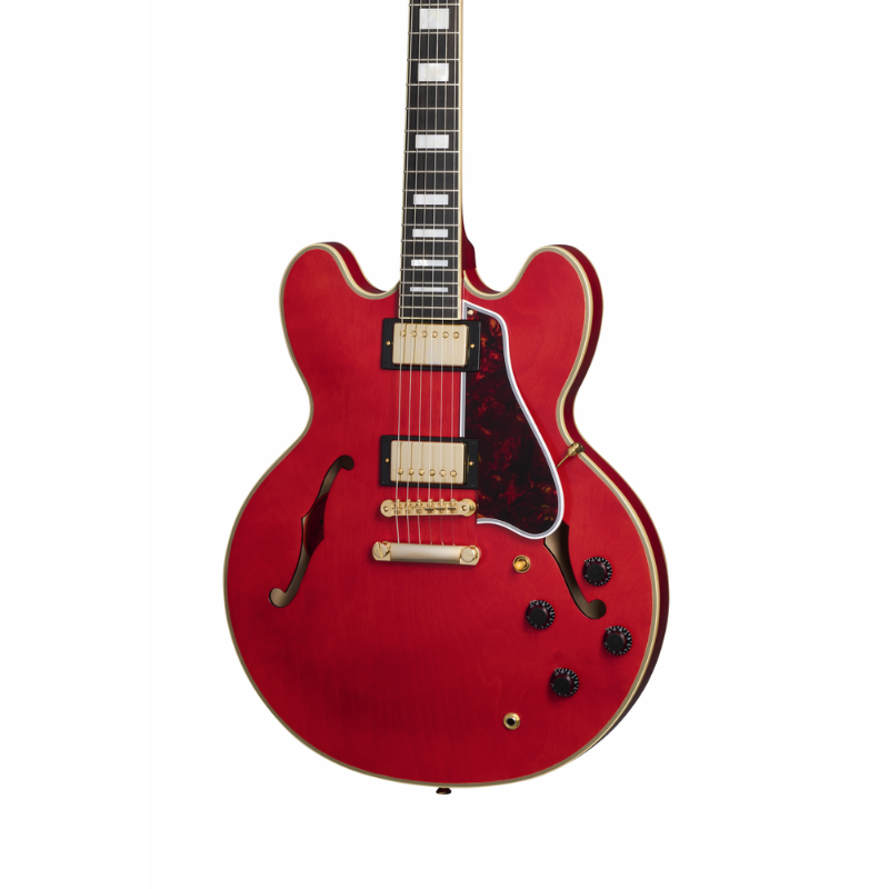 Epiphone 1959 ES-355 Electric Guitar with Hard Case Cherry Red — view 2