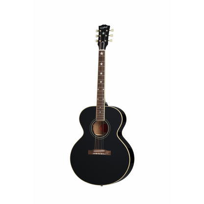 Epiphone J-180 LS Acoustic Guitar with Hard Case - Ebony