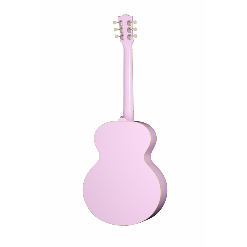 Epiphone J-180 LS Acoustic Guitar with Hard Case - Pink — view 4