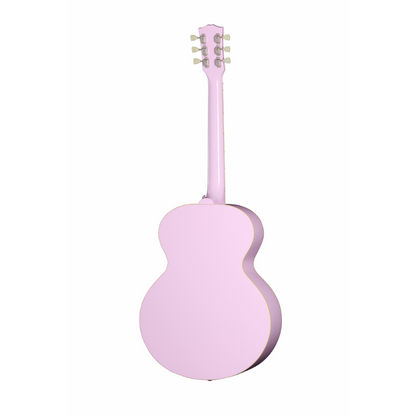 Epiphone J-180 LS Acoustic Guitar with Hard Case - Pink — view 4