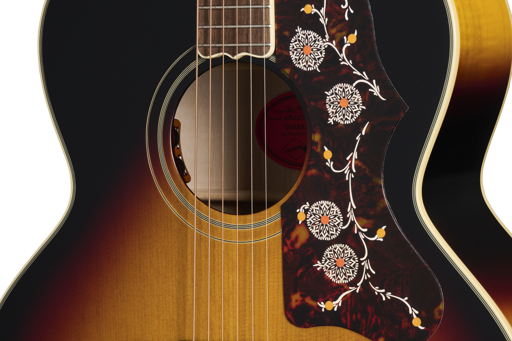 Epiphone 1957 SJ-200 Inc Hard Case Vintage Sunburst — view 3