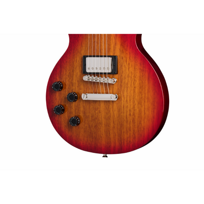 Epiphone Les Paul Tribute HETG Cherry Sunburst Left-Handed Electric Guitar — view 3