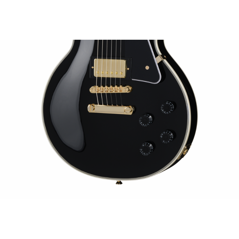 Epiphone Les Paul Custom with Premium Bag - Ebony — view 3