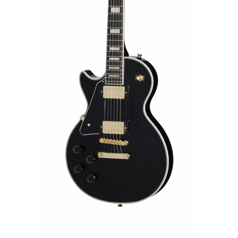 Epiphone Les Paul Custom Left-Handed Ebony with Premium Bag — view 6