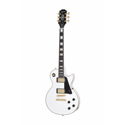Epiphone Les Paul Custom with Premium Bag, Alpine White