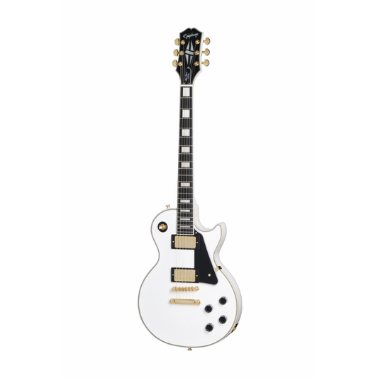 Epiphone Les Paul Custom with Premium Bag, Alpine White