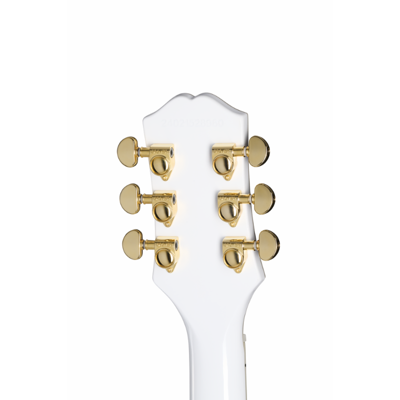 Epiphone Les Paul Custom with Premium Bag, Alpine White — view 5