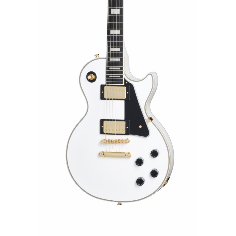 Epiphone Les Paul Custom with Premium Bag, Alpine White — view 3