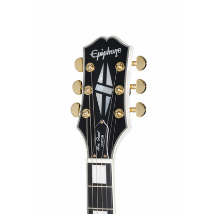 Epiphone Les Paul Custom with Premium Bag, Alpine White — view 4
