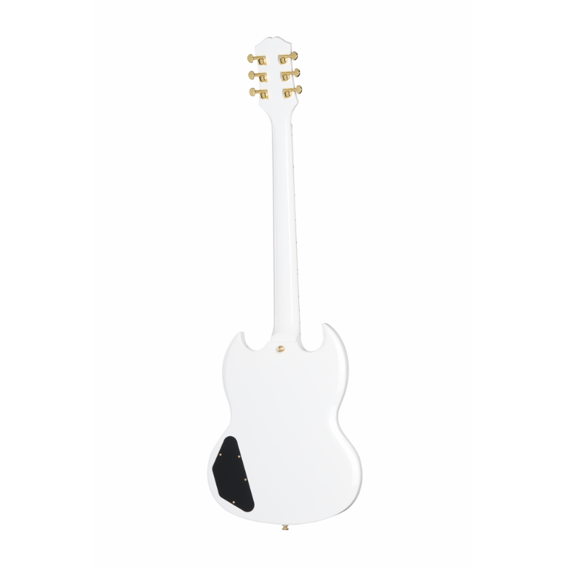 Epiphone SG Custom Electric Guitar with 2 Humbuckers and Premium Bag, Alpine White — view 2