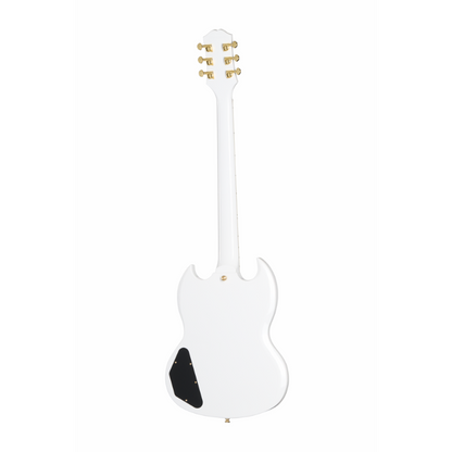 Epiphone SG Custom Electric Guitar with 2 Humbuckers and Premium Bag, Alpine White — view 2