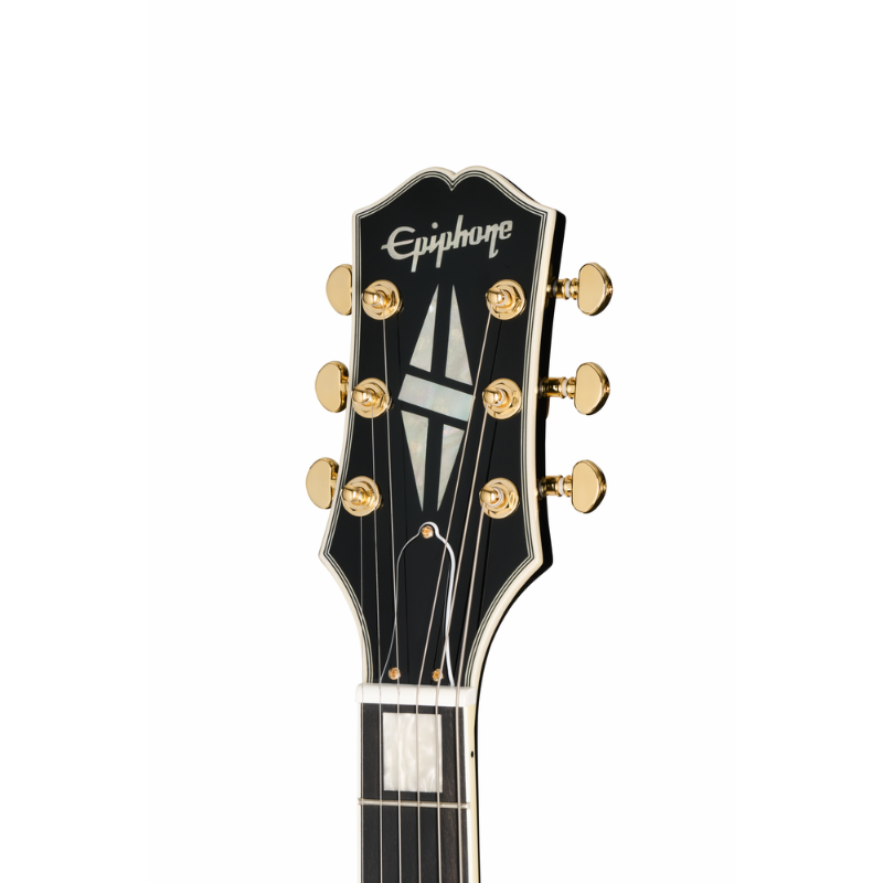Epiphone SG Custom 2-Humbucker Electric Guitar with Premium Bag - Ebony Left-Handed — view 4