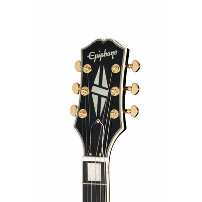 Epiphone SG Custom 2-Humbucker Electric Guitar with Premium Bag - Ebony Left-Handed — view 4