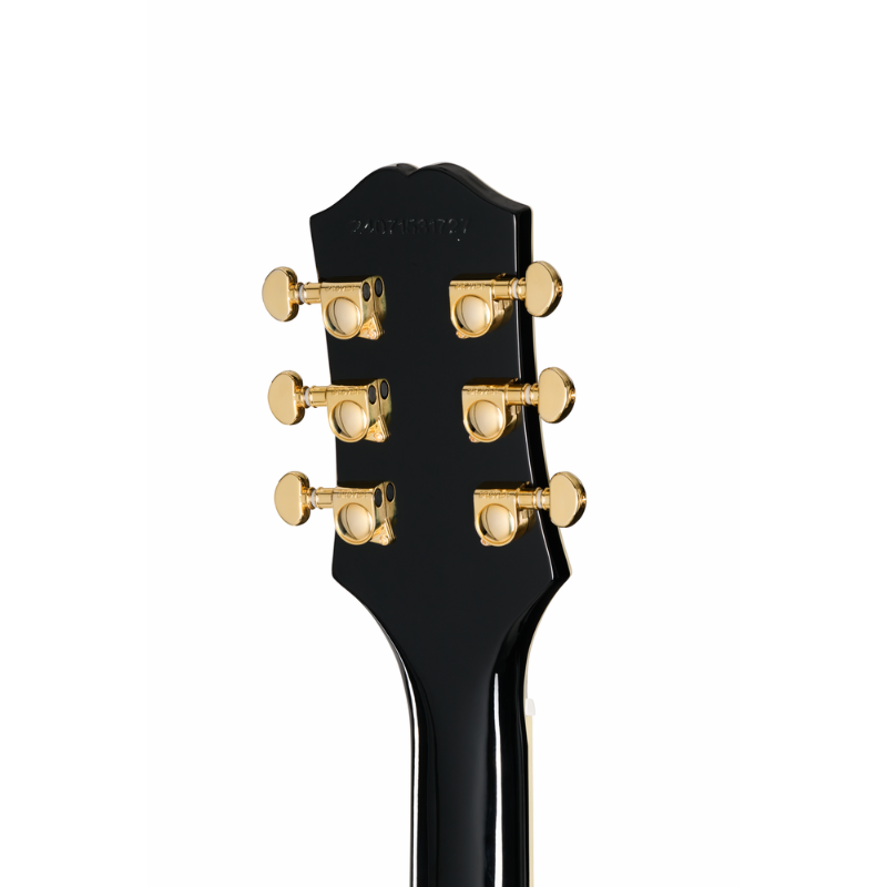 Epiphone SG Custom 2-Humbucker Electric Guitar with Premium Bag - Ebony Left-Handed — view 5