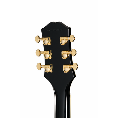 Epiphone SG Custom 2-Humbucker Electric Guitar with Premium Bag - Ebony Left-Handed — view 5