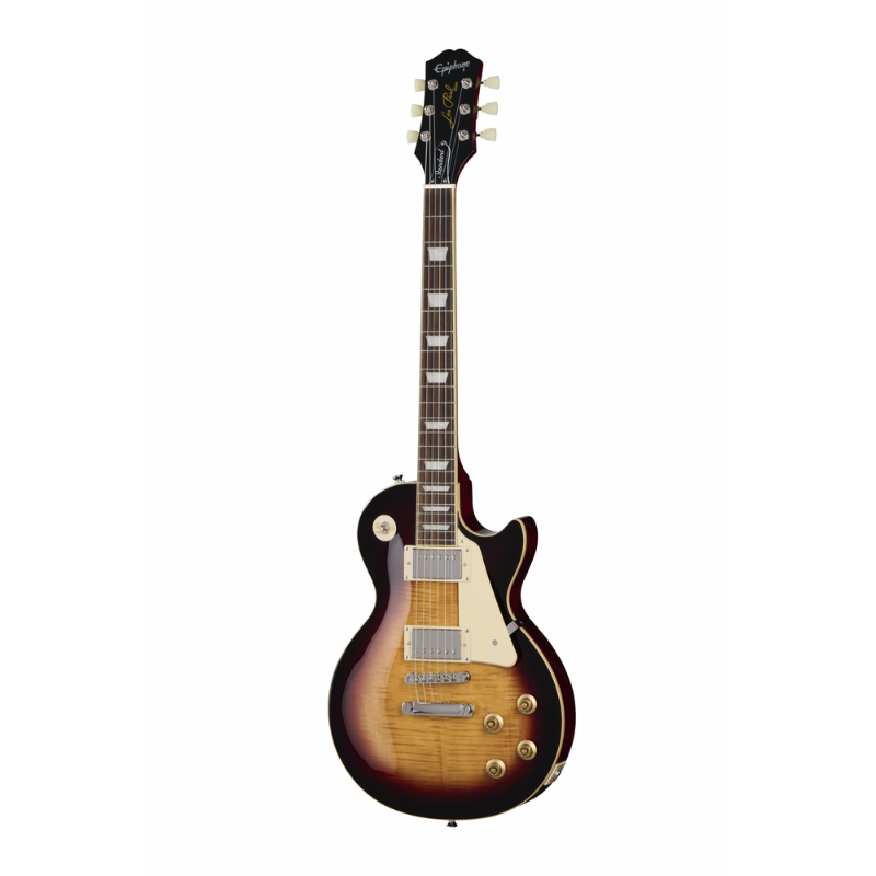 Epiphone Les Paul Standard 50s Figured Guitar with Bag Bourbon Burst