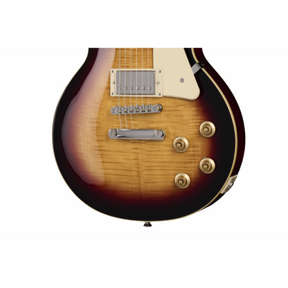 Epiphone Les Paul Standard 50s Figured Guitar with Bag Bourbon Burst — view 3