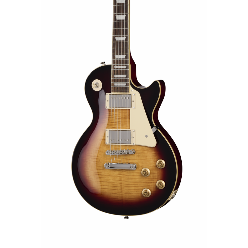 Epiphone Les Paul Standard 50s Figured Guitar with Bag Bourbon Burst — view 6