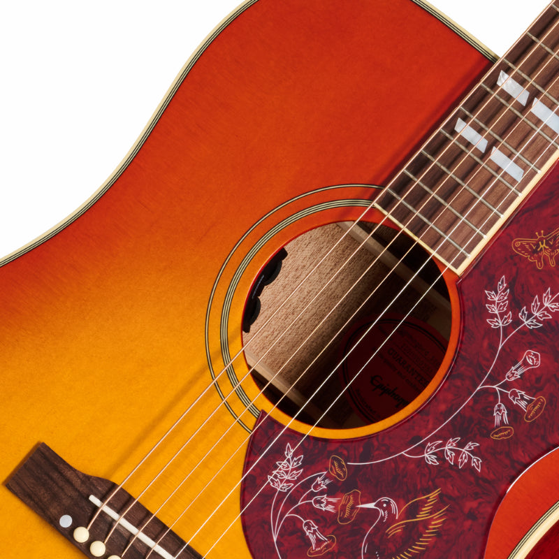 Epiphone Hummingbird Standard Acoustic Guitar - Cherry Sunburst — view 3