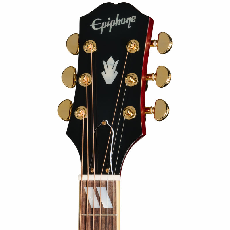 Epiphone Hummingbird Standard EC Cherry Sunburst Guitar — view 4
