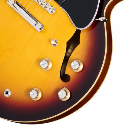 Epiphone 1962 ES-335 Reissue Vintage Burst Guitar — view 3