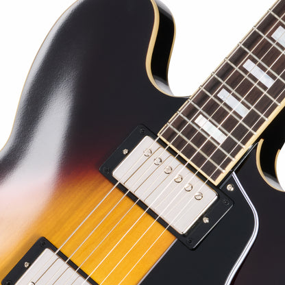 Epiphone 1962 ES-335 Reissue Vintage Burst Guitar — view 6