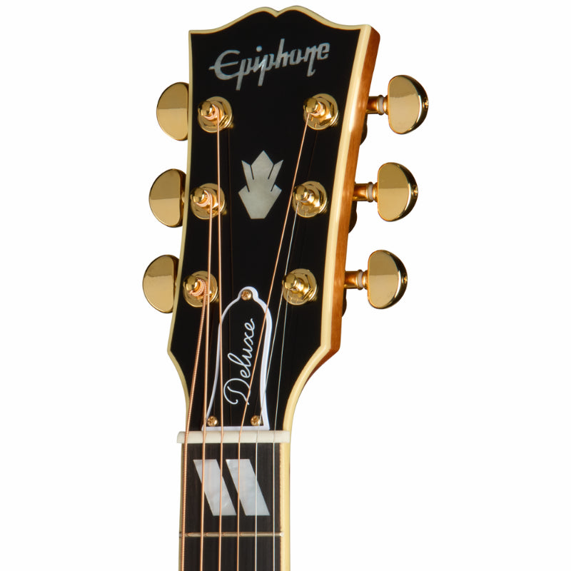 Epiphone Hummingbird Deluxe EC Acoustic Guitar Natural Finish — view 4