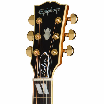 Epiphone Hummingbird Deluxe EC Acoustic Guitar Natural Finish — view 4