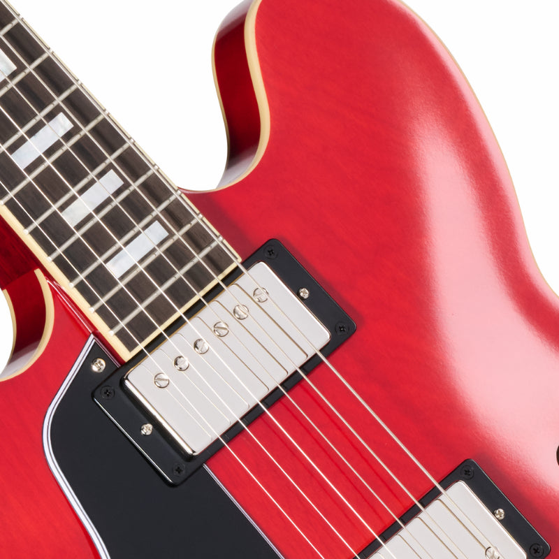 Epiphone 1962 ES-335 Reissue Sixties Cherry Left Handed Guitar — view 6