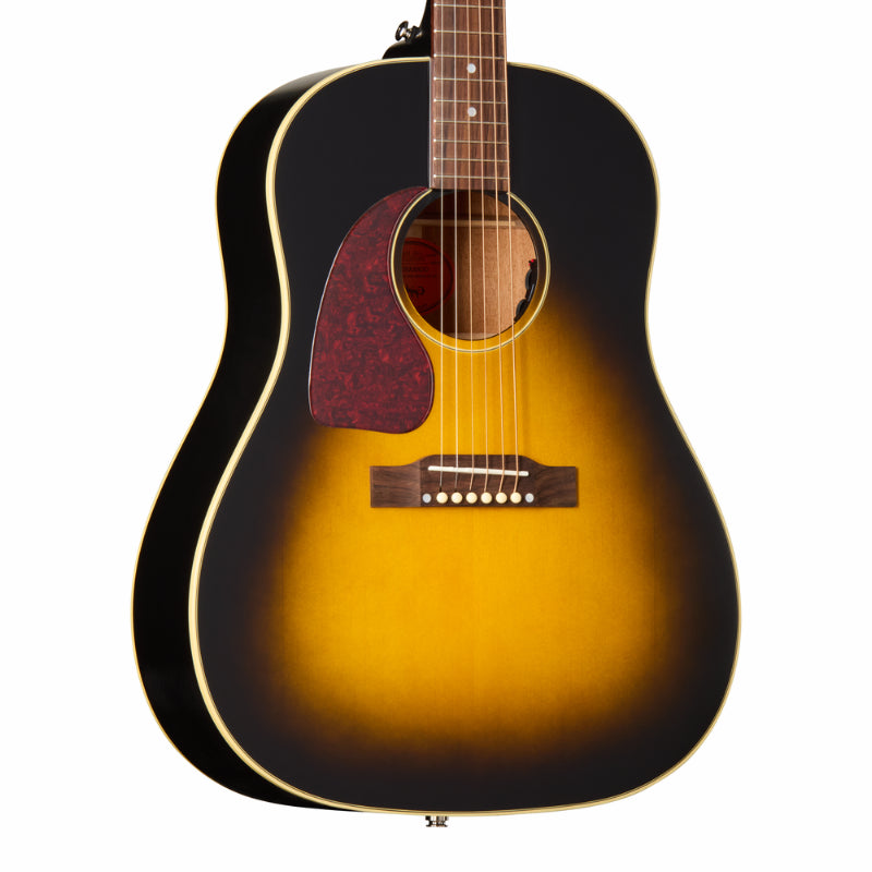 Epiphone J-45 Standard Vintage Sunburst Left-Handed Acoustic Guitar — view 6