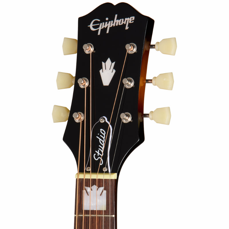 Epiphone J-200 Studio EC Acoustic Guitar Vintage Sunburst — view 4