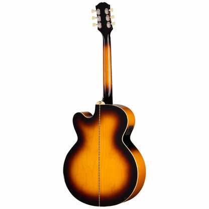 Epiphone J-200 Studio EC Acoustic Guitar Vintage Sunburst — view 2