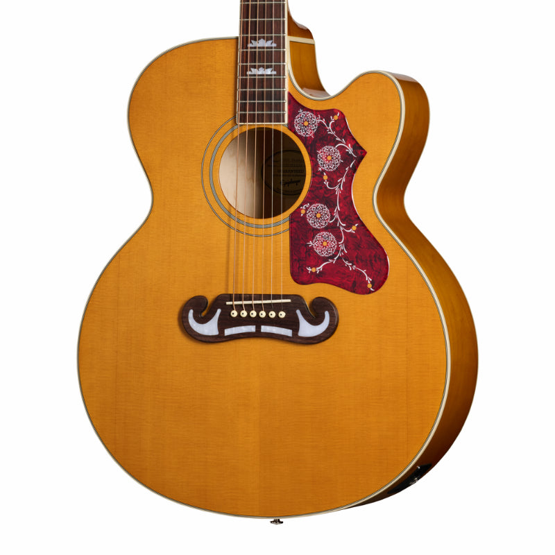 Epiphone J-200 Studio EC Acoustic Guitar Natural — view 6
