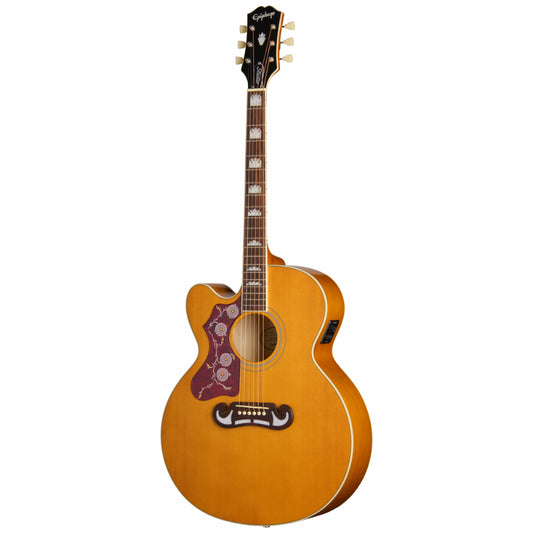 Epiphone J-200 Studio EC Natural Left-Handed Acoustic Guitar