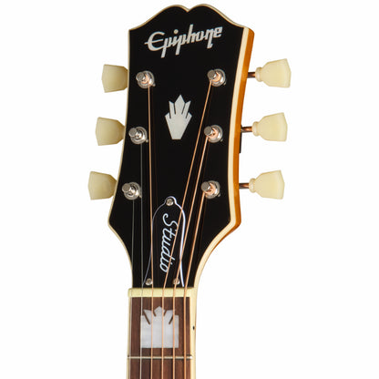 Epiphone J-200 Studio EC Natural Left-Handed Acoustic Guitar — view 4