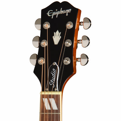 Epiphone Hummingbird Studio HTG Cherry Sunburst Acoustic Guitar — view 4