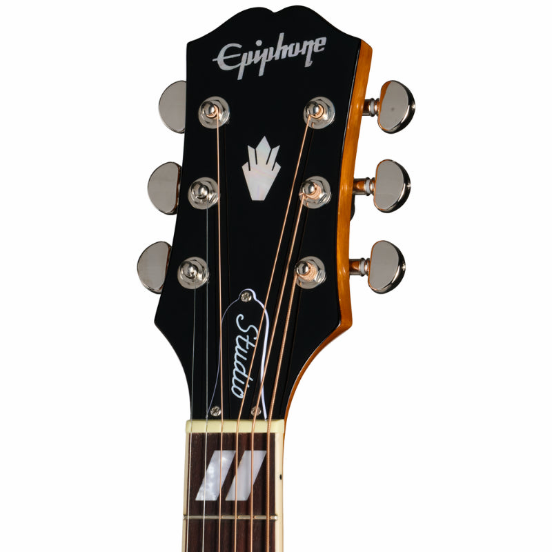Epiphone Hummingbird Studio HTG Cherry Sunburst Left-Handed Acoustic Guitar — view 4