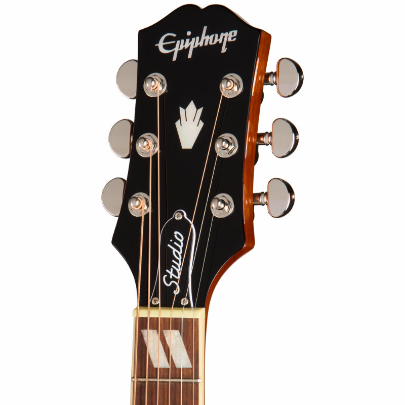 Epiphone Hummingbird Studio EC HTG Cherry Sunburst Acoustic Guitar — view 4