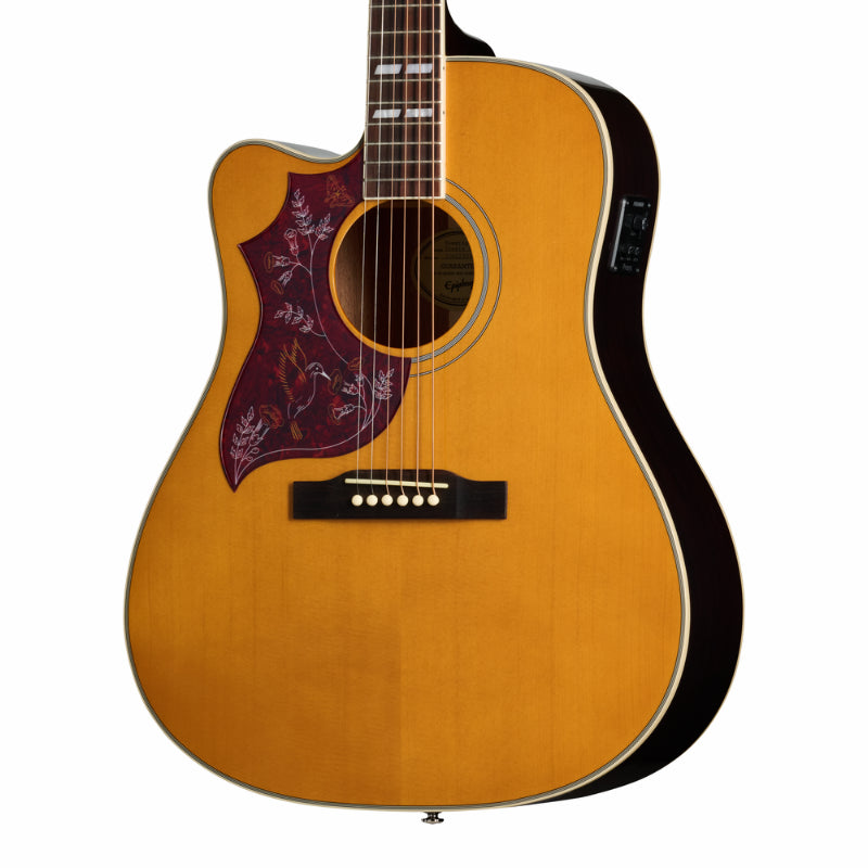Epiphone Hummingbird Studio EC Natural Left-Handed Acoustic Guitar — view 6