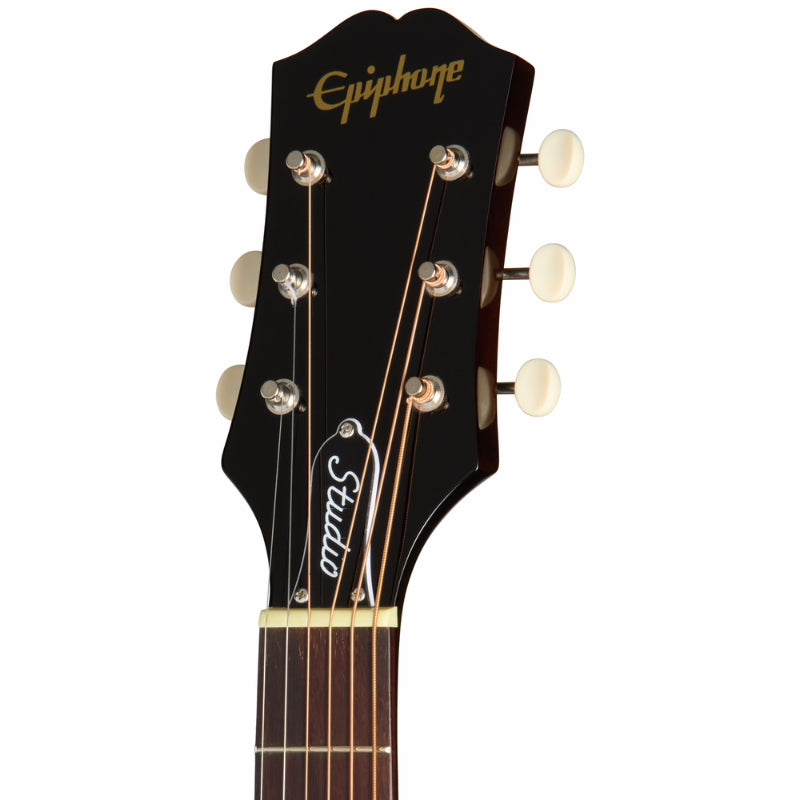 Epiphone J-45 Studio Acoustic Guitar Vintage Sunburst Left-Handed — view 4