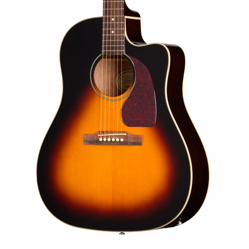 Epiphone J-45 Studio EC Acoustic Guitar Vintage Sunburst — view 6