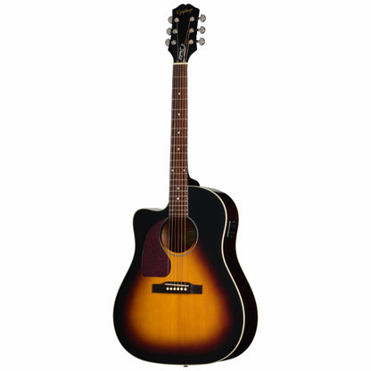 Epiphone J-45 Studio EC Vintage Sunburst Left-Handed Guitar