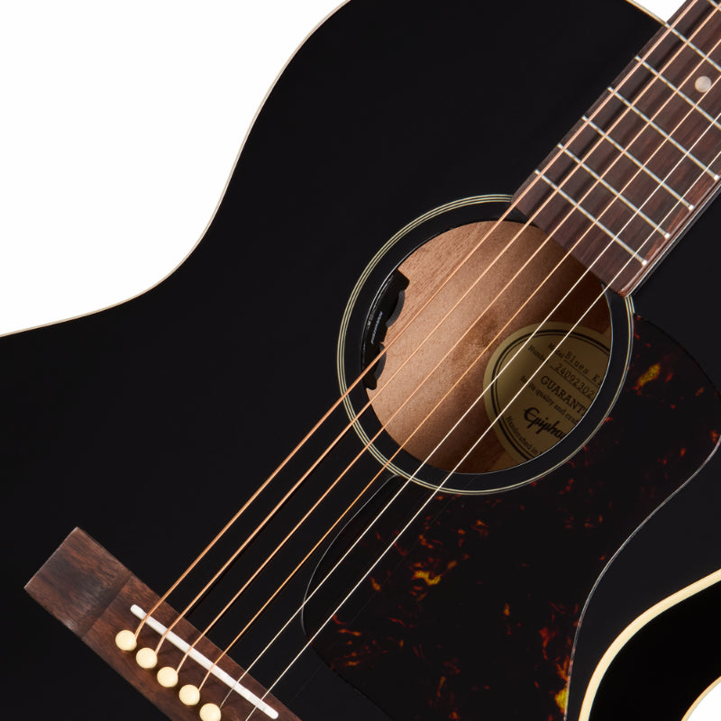 Epiphone Blues King Studio Acoustic Guitar - Ebony — view 3