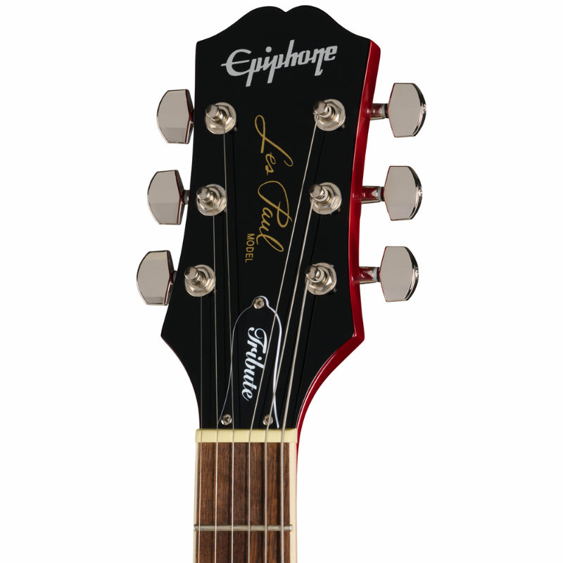 Epiphone Les Paul Tribute Plus HTG Cherry Sunburst Left-Handed Guitar — view 4