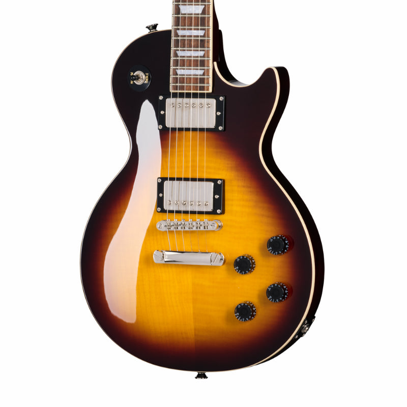 Epiphone Les Paul Tribute Plus Vintage Sunburst Guitar — view 6