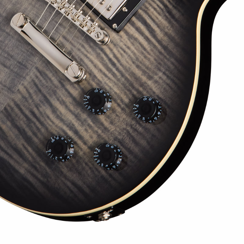 Epiphone Les Paul Tribute Plus Electric Guitar - Ebony Burst — view 3