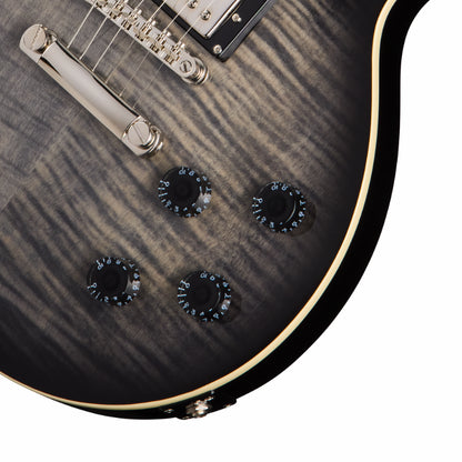 Epiphone Les Paul Tribute Plus Electric Guitar - Ebony Burst — view 3