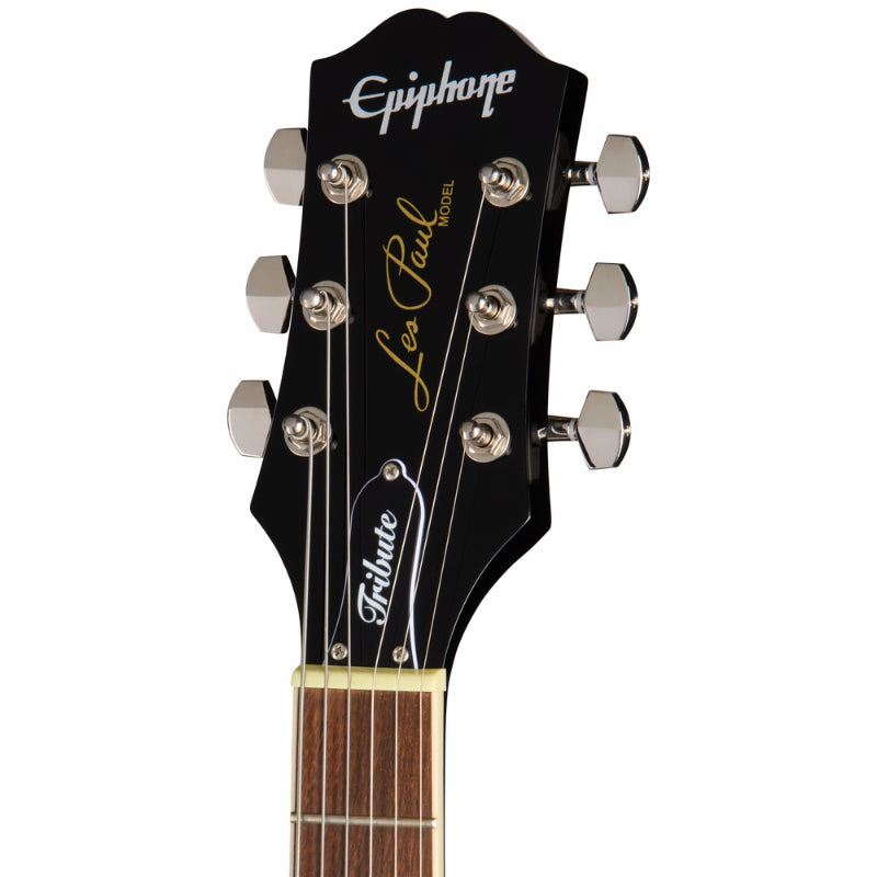 Epiphone Les Paul Tribute Plus Electric Guitar - Ebony Burst — view 4