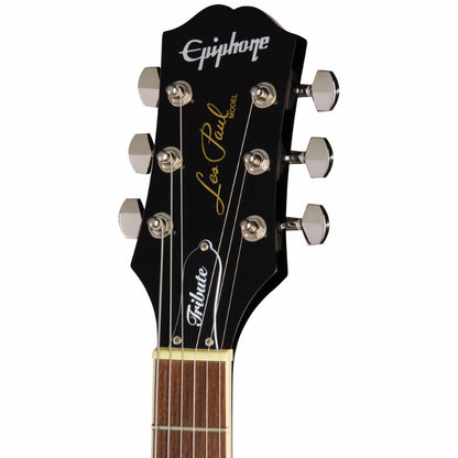 Epiphone Les Paul Tribute Plus Electric Guitar - Ebony Burst — view 4