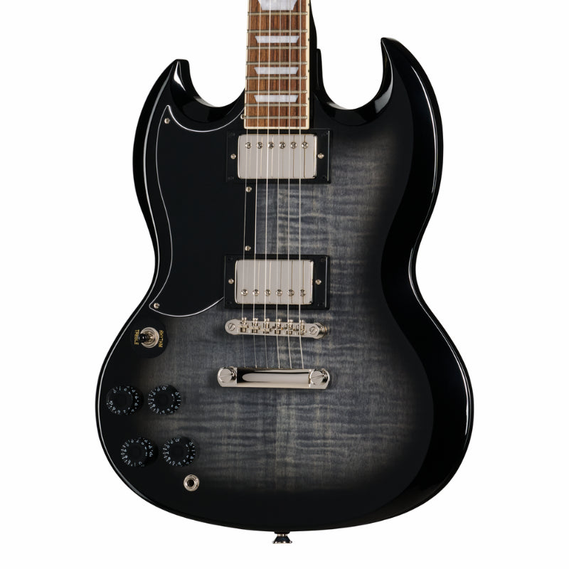 Epiphone SG Tribute Plus Ebony Burst Left-Handed Guitar — view 6